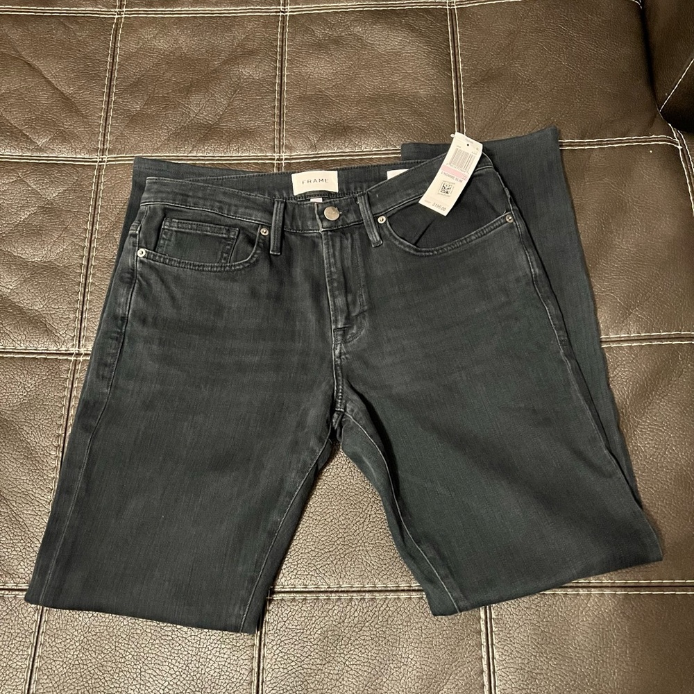Frame l'homme slim jeans 32 NWT $195 Mid Rise Slim Fit